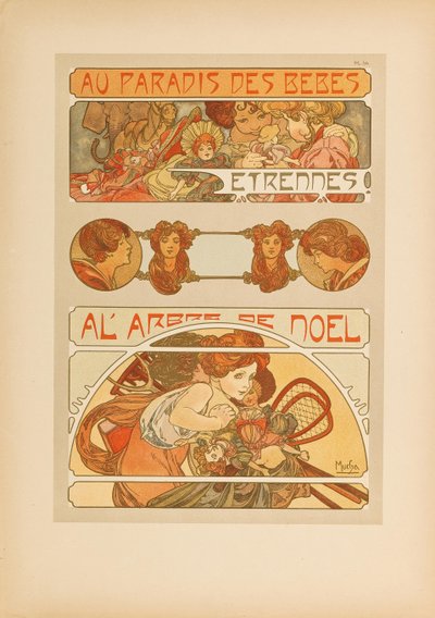 装飾文書、1902年。 作： Alfons Marie Mucha