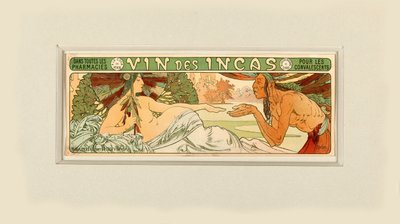 インカのワイン、1897年。 作： Alfons Marie Mucha
