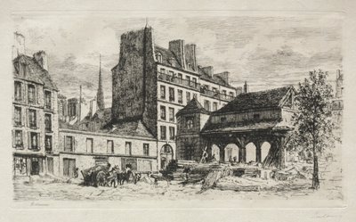 解体中の子牛市場 作： Alfred Alexandre Delauney