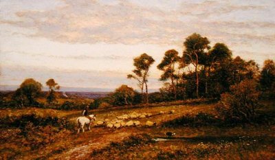 A Surrey Pasture（油彩・キャンバス） 作： Alfred Augustus Glendening
