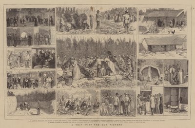 ホップピッカーとの旅 作： Alfred Chantrey Corbould