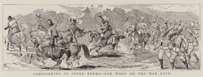 上ビルマでのキャンペーン 作： Alfred Chantrey Corbould
