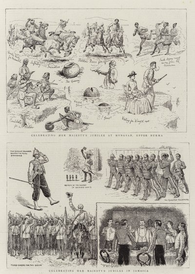 女王陛下のジュビリーを称えて 作： Alfred Chantrey Corbould