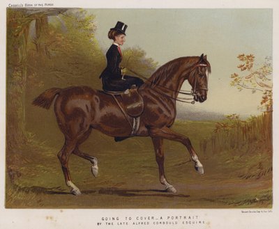Going to Cover（カラーリトグラフ 作： Alfred Chantrey Corbould