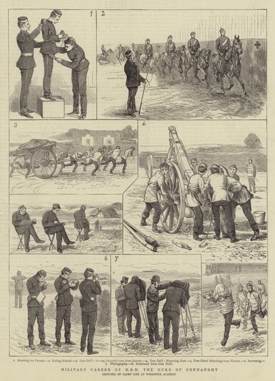 コンノート公爵HRHの軍歴 作： Alfred Chantrey Corbould