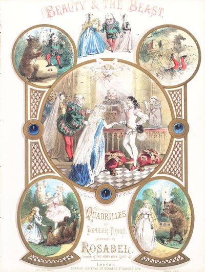 美女と野獣 作： Alfred Concanen