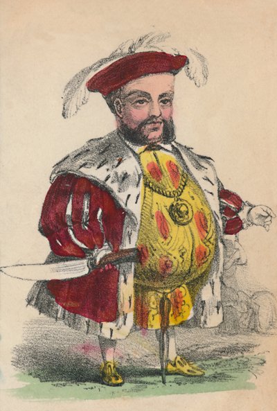 ヘンリー8世、1856年 作： Alfred Crowquill