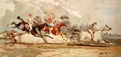 競馬（紙にトイレ） 作： Alfred Dedreux