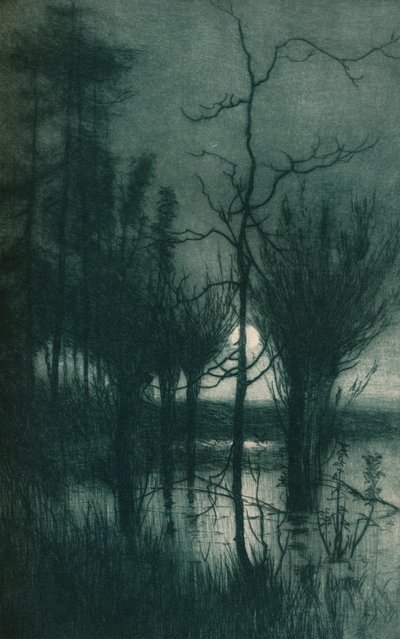 サイレントムーン、c1901 作： Alfred East