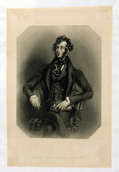 エドワードリットンブルワー（1803-73年）、Hクックの彫刻 作： Alfred Edward Chalon