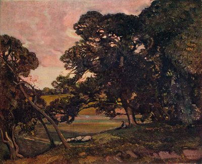 コッツウォルズでは、c1909 作： Alfred East