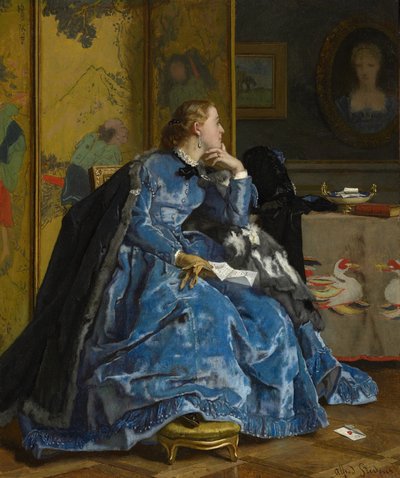 公爵夫人 作： Alfred Emile Stevens