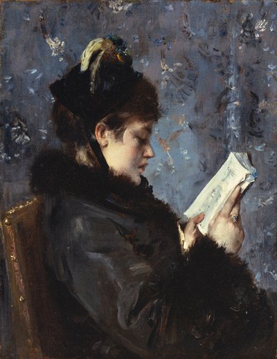 コメディフランセーズのマダムブリザットの肖像（キャンバスに油彩） 作： Alfred Emile Stevens