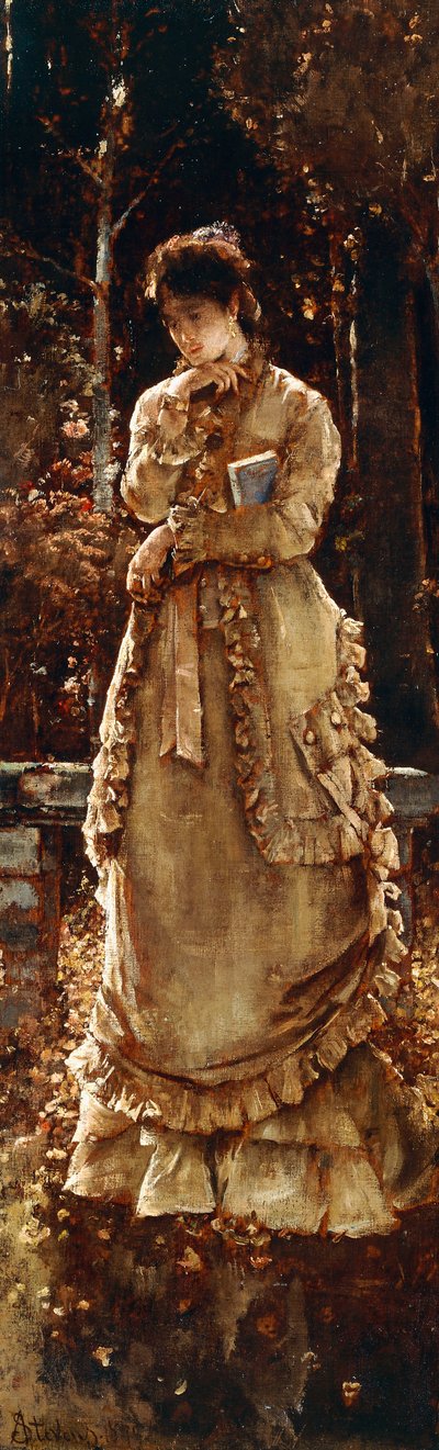 秋、1874 作： Alfred Emile Stevens