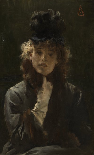 パリのスフィンクス、1880年頃 作： Alfred Emile Stevens
