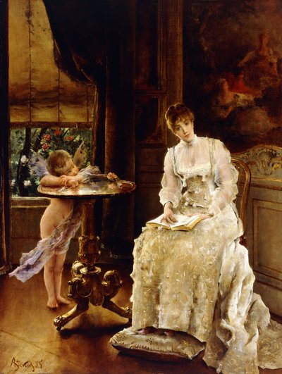 愛のメッセンジャー 作： Alfred Emile Stevens