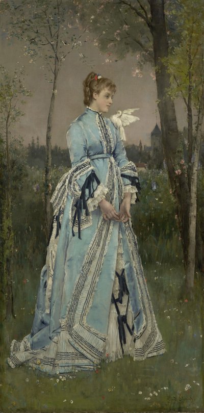 春、1877 作： Alfred Emile Stevens