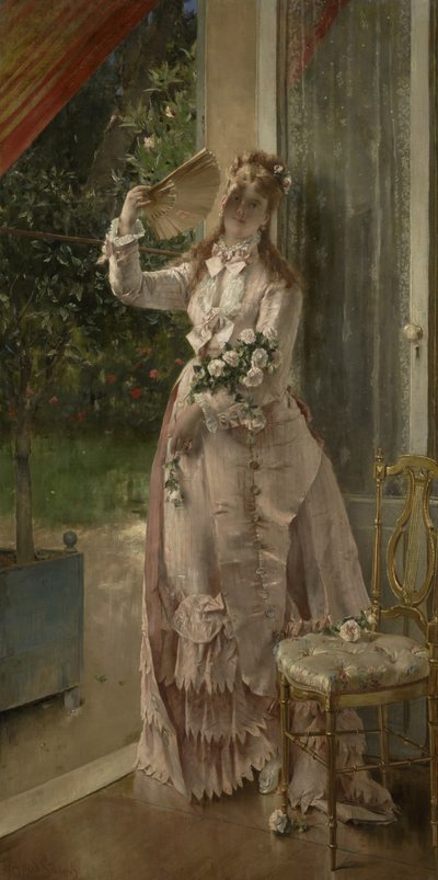 1877年夏 作： Alfred Emile Stevens