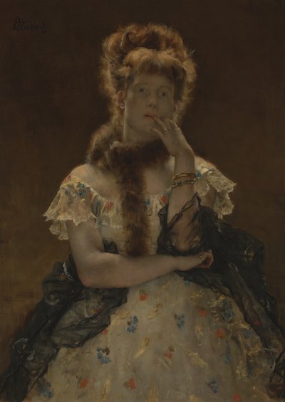パリのスフィンクス 作： Alfred Emile Stevens