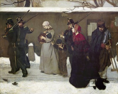 ヴァグランシーと呼ばれるもの、またはヴァンセンヌのハンター、1854 作： Alfred Emile Stevens