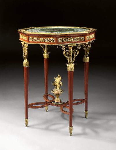 ルイ16世スタイルのゲリドン（オルモル、マホガニー、ガッシュ）（362848も参照） 作： Alfred Emmanuel Louis Beurdeley