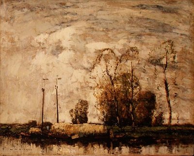 オランダ運河 作： Alfred Gibson William