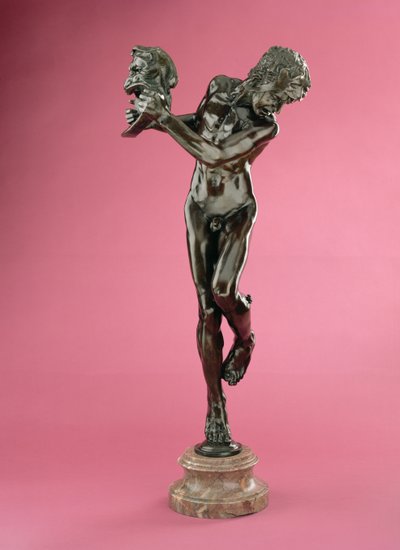 コメディーと悲劇、 "シックヴィータ"、モデル1891-92、キャストc.1902-05 作： Alfred Gilbert