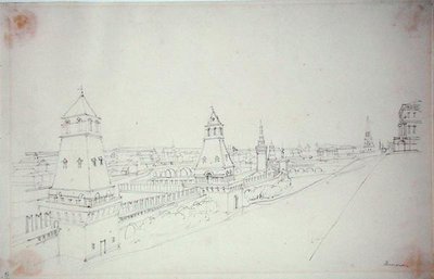 モスクワ、1827 作： Alfred Gomersal Vickers