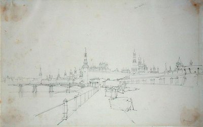 モスクワ、1827 作： Alfred Gomersal Vickers