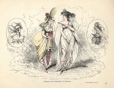 フランス革命時代のメルヴェイユーズ 作： Alfred Grevin