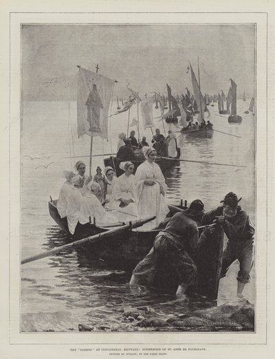コンカルノー、ブルターニュ、聖アンドフエナンの姉妹組織での恩赦 作： Alfred Guillou