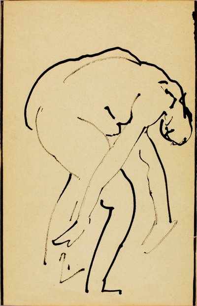 屈伸ヌード 作： Alfred H. Maurer