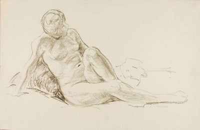 リクライニング・ヌード 作： Alfred H. Maurer