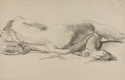 リクライニング・ヌード 作： Alfred H. Maurer