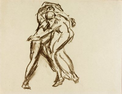 活躍する2人のフィギュア 作： Alfred H. Maurer