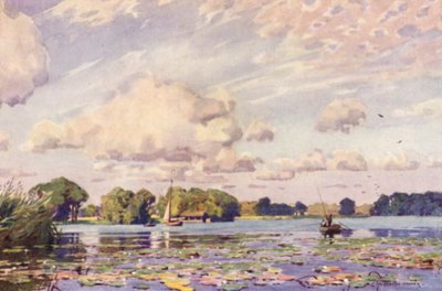 バートンブロード、ノーフォーク 作： Alfred Heaton Cooper