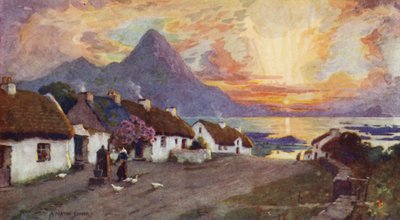 ゴールウェイ州ウェストポートのクロアグパトリックアンドクルーベイ 作： Alfred Heaton Cooper