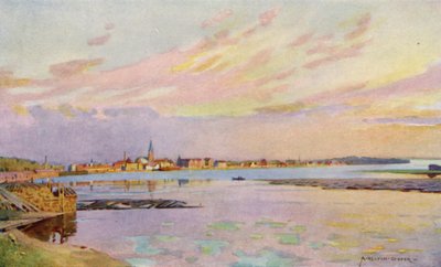 ラップランドのルレオ、鉄鉱石の輸出港 作： Alfred Heaton Cooper
