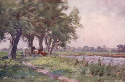 ストゥール正午、サフォーク 作： Alfred Heaton Cooper