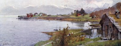 一方、Hardanger Fjordは 作： Alfred Heaton Cooper