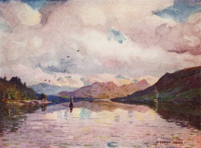 リフレクションズ、カイルモアラフ 作： Alfred Heaton Cooper