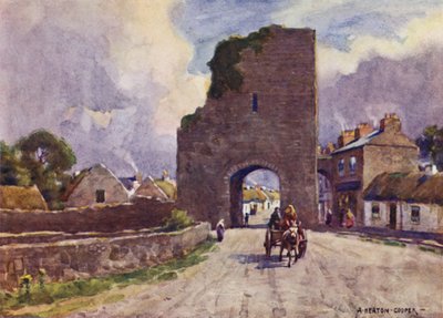 ゴールウェイ州の古代の壁に囲まれた都市アセンリー 作： Alfred Heaton Cooper