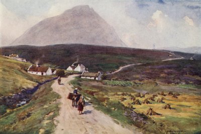 アキル島、ドゥゴールへの道 作： Alfred Heaton Cooper