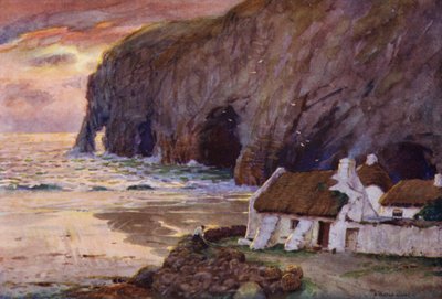 ケリー州バリーバニオンの海の洞窟 作： Alfred Heaton Cooper