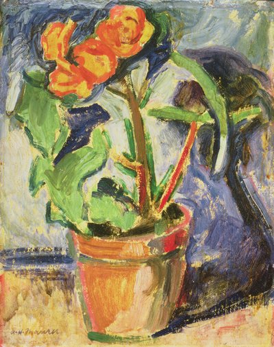 花のポット 作： Alfred Henry Maurer