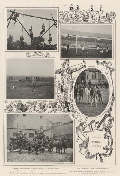 最近のスポーツイベント 作： Alfred Hugh Fisher