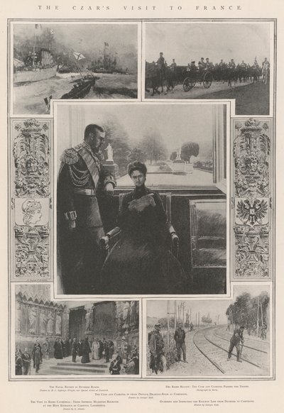 皇帝のフランス訪問 作： Alfred Hugh Fisher