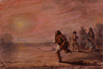 ビーハンター、1837年頃（紙に油彩） 作： Alfred Jacob Miller