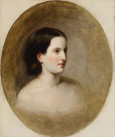 ジェーン・ブレッケンリッジの肖像画 作： Alfred Jacob Miller