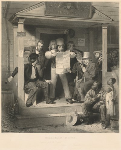 メキシコのニュース 作： Alfred Jones, after Richard Caton Woodville